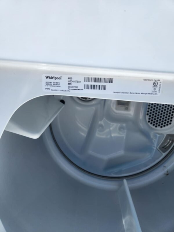 WHIRLPOOL WASHER & DRYER #871