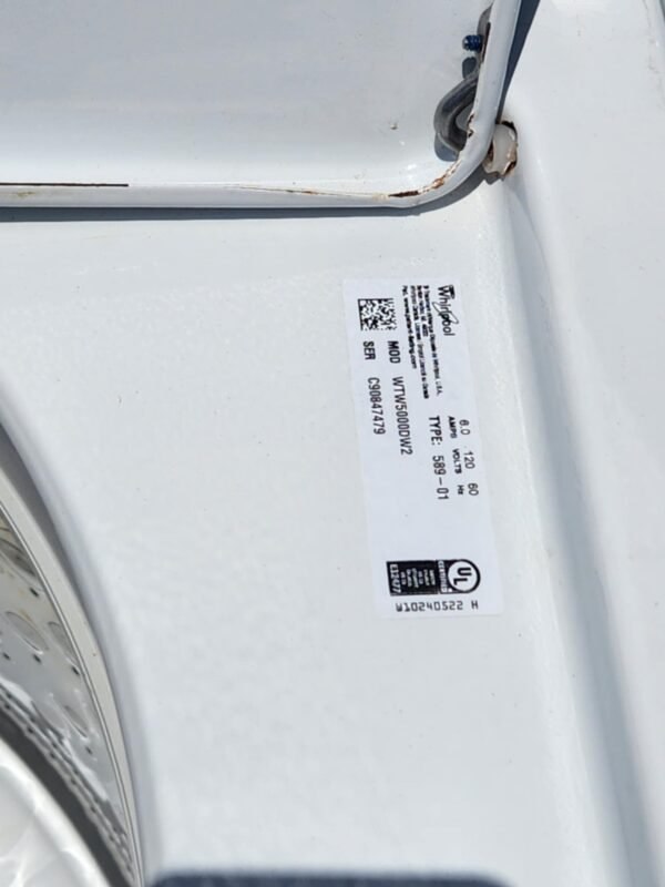 WHIRLPOOL WASHER & DRYER #871