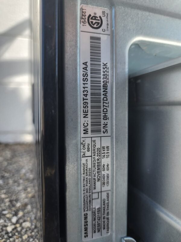 Stainless Samsung Stove #869 NE59TY311SS