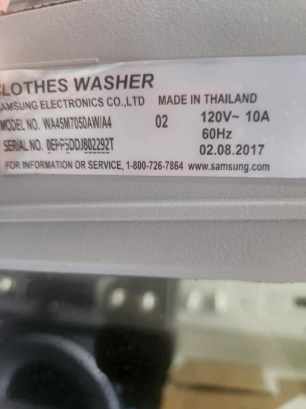 Washer & Dryer WA45M7050AW/A4 - DVE45T3400W/A3