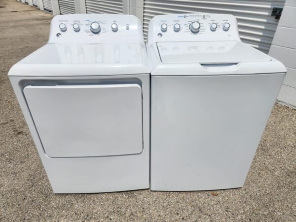 Washer and Dryer GTD42EASJ2WW GE Stove #873
