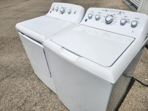 Washer and Dryer GTD42EASJ2WW GE Stove #873