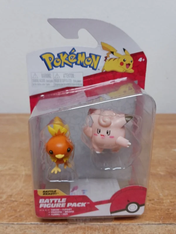 NEW Pokemon CLEFAIRY and TORCHIC - Battle Pack Nintendo Action Figures - NEW