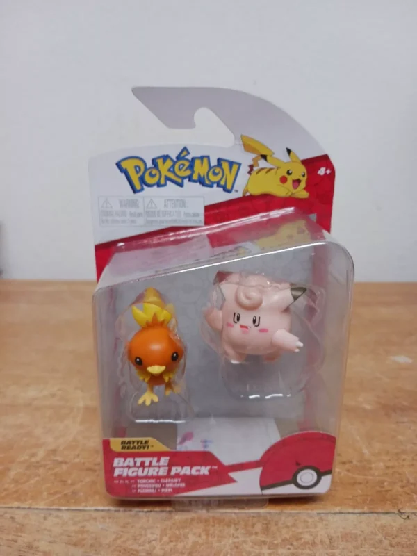 NEW Pokemon CLEFAIRY and TORCHIC - Battle Pack Nintendo Action Figures - NEW