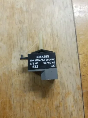 Interruptor de secadora Whirlpool 3354285 (garantía de devolución de dinero)-