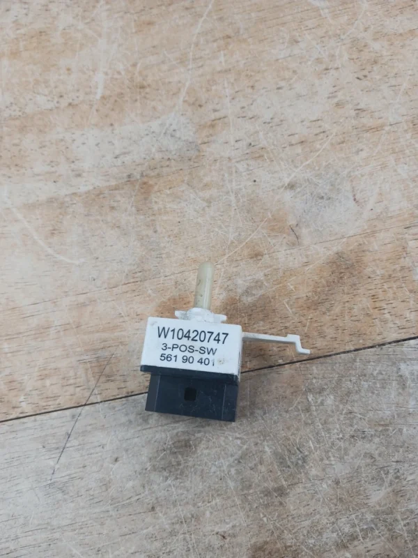 Interruptor selector secadora Whirlpool W10420747-