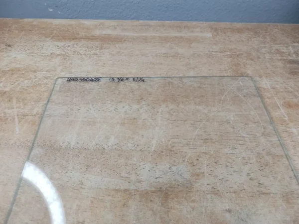 Frigidaire Refrigerator Glass 240350605 13 7/8in X 11 1/4