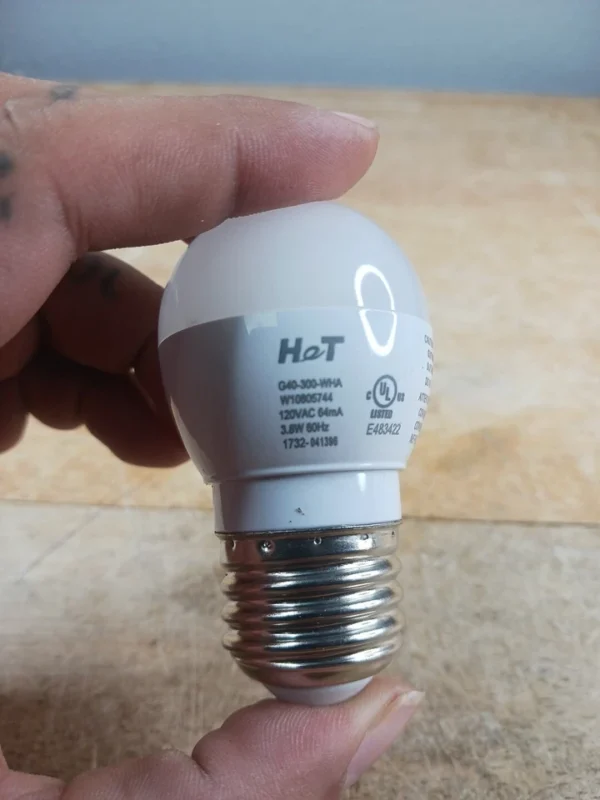 Bombilla para refrigerador Whirlpool W10805744-