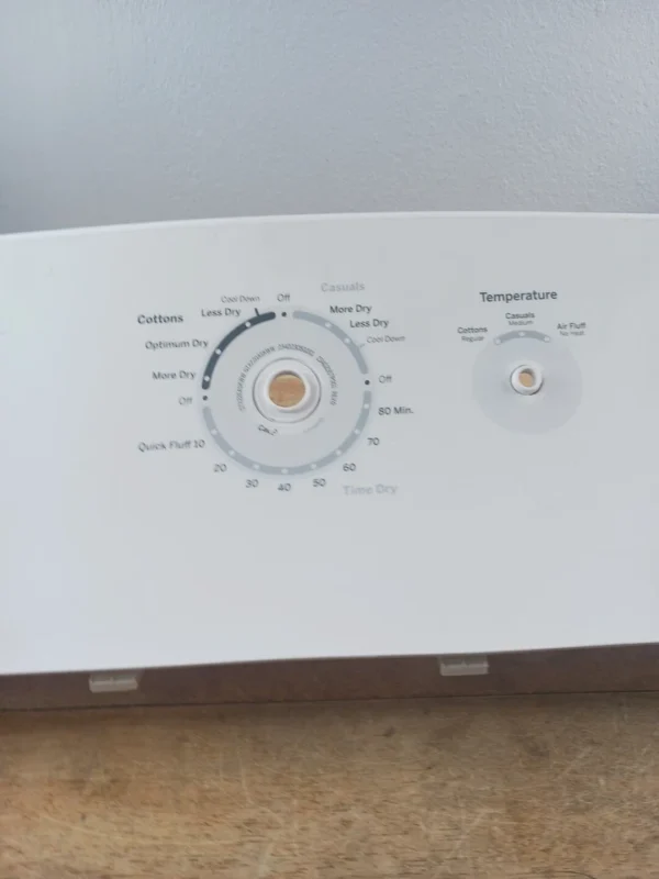 Panel de control de secadora Ge 234D2207P003-