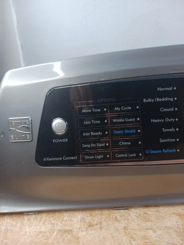 Panel de control de lavadora Kenmore Elite Mgc620022-