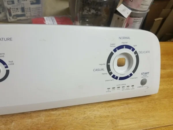 Panel de control de lavadora Amana W10423793 (garantía de devolución de dinero)-