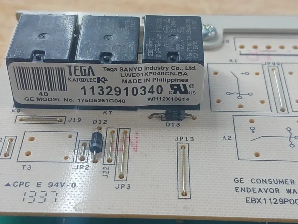 Placa de control de lavadora GE 175d5261g040-