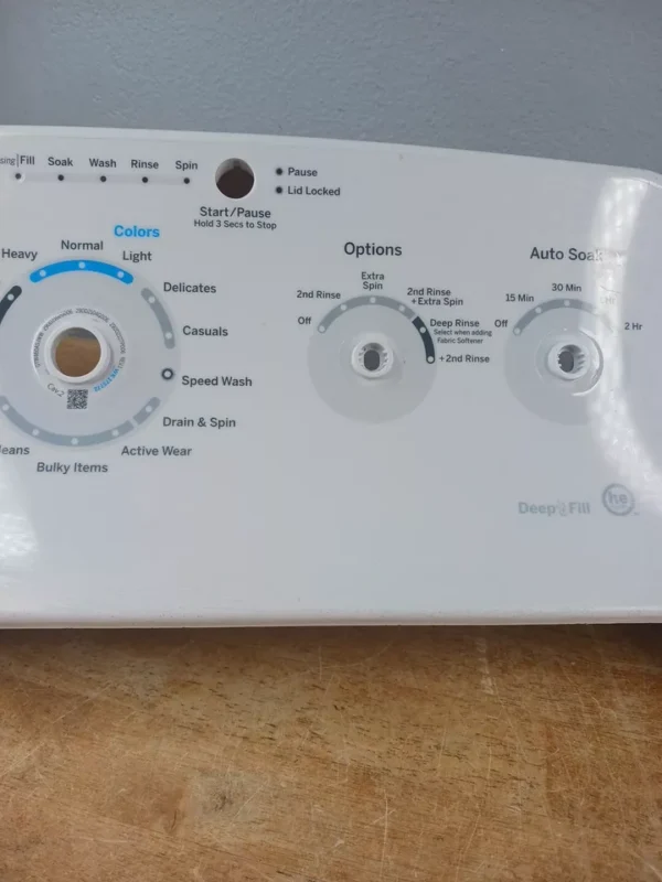 Panel de control de lavadora GE 290D2101P003-