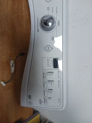Panel de control de lavadora Whirlpool W10391527 (garantía de devolución de dinero)-