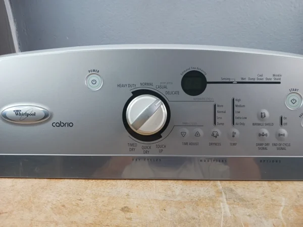 Panel de control para secadora Whirlpool W10133998-