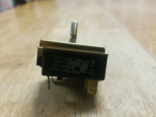 Interruptor selector de horno Whirlpool 275-92-443 (garantía de devolución de dinero)-