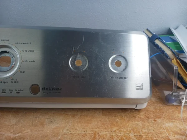 Panel de control de lavadora Maytag W10468418-