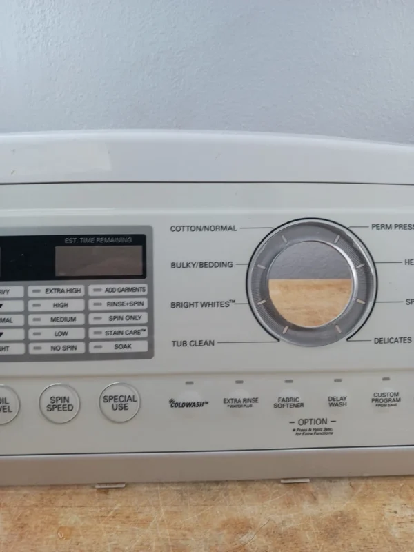 Panel de control de lavadora Lg Mgc61855401