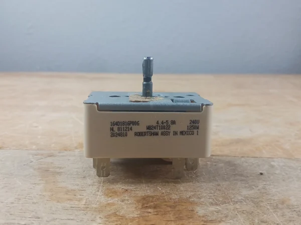 Interruptor infinito de estufa GE 164D1816p006-
