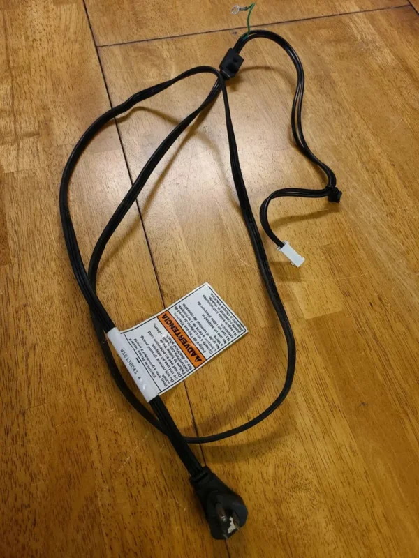 Cable de alimentación para lavadora Whirlpool W10132081A (garantía de devolución de dinero)-