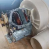 Motor de accionamiento para secadora Frigidaire 134693300 y soplador 134690800-