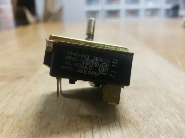 Interruptor selector de horno Whirlpool 275-92-443 (garantía de devolución de dinero)-