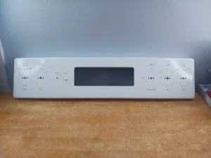 GE Stove Control Panel With Brackets Wb07x31197