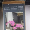 Faux Pink Orchid Indoor Plant Glazed White Terracotta Pot