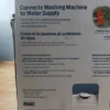 NEW Eastman Stainless Steel 2 Pack Hot/Cold Washing Machine Connector 6-ft Hose