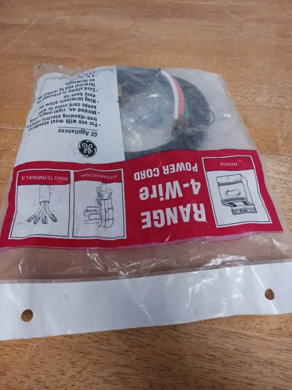 GE WX9X35, 4' 4-Wire / 40 Amp Range Power Cord Stove plug 125/250V NEW