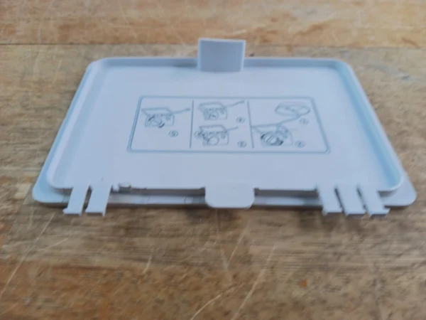 LG Washer Drain Pump Access Cover White MEB65562701
