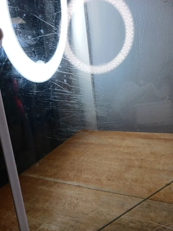 Scratched Whirlpool Refrigerator Crisper Glass W11736734 28in X 17 1/4in