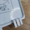 LG Washer Drain Pump Access Cover White MEB65562701