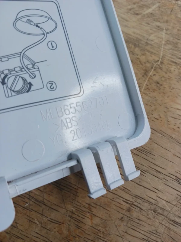 LG Washer Drain Pump Access Cover White MEB65562701