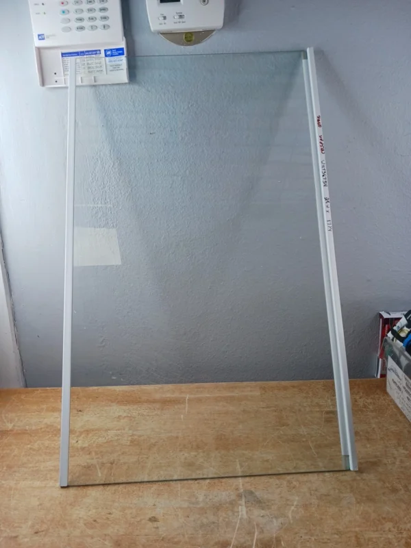 Scratched Whirlpool Refrigerator Crisper Glass W11736734 28in X 17 1/4in