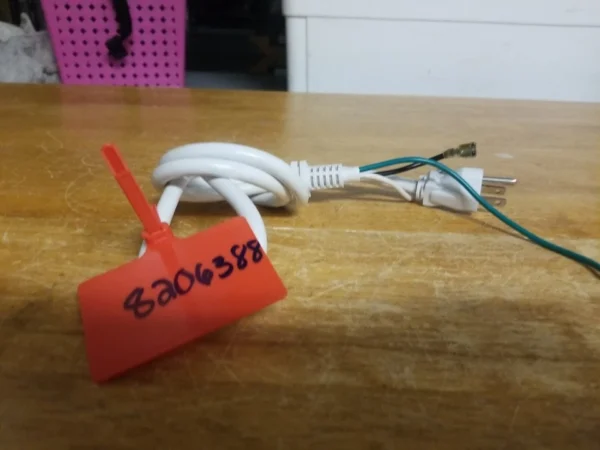 Whirlpool Microwave Power Cord 8206388 (Money Back Guarantee)