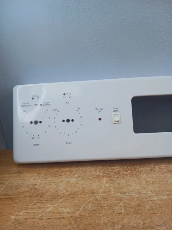 GE Stove Control Panel With Brackets Wb07x31197