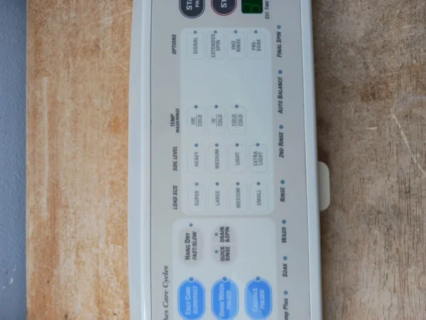 GE Washer Control Panel 175d4630, 175d4653g002