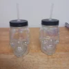 2 Pack WTC Skull Glass Sipper
