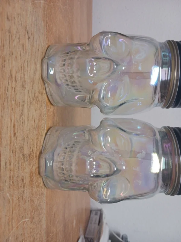 2 Pack WTC Skull Glass Sipper