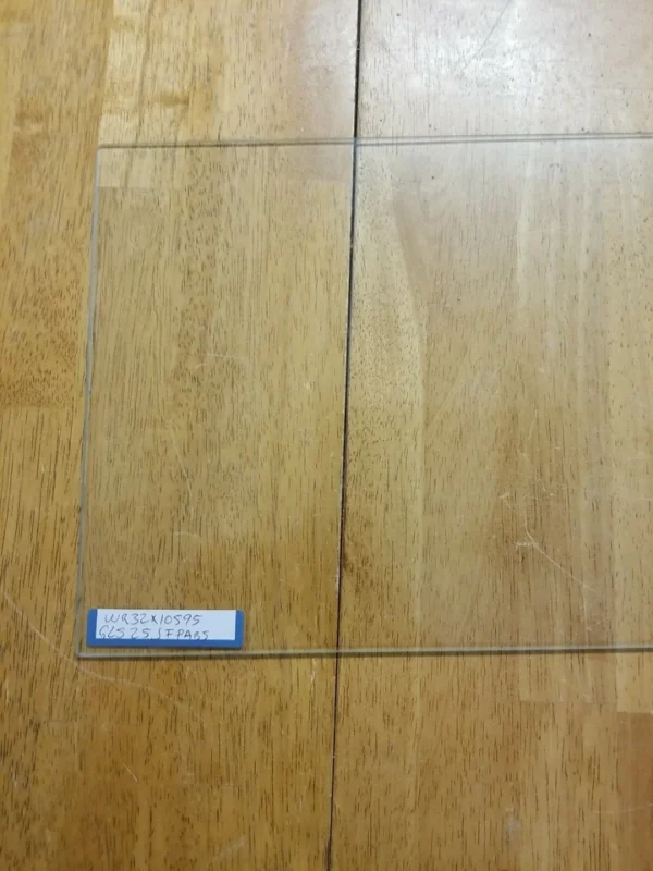 GE Refrigerator Meat Pan Glass Cover #WR32X10595 (AP3973816) 16 3/4 X 9 3/4