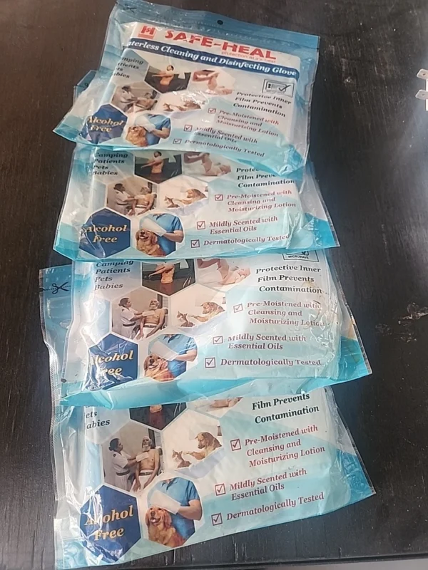 4SAFE- HEAL Waterless Cleaning And Disinfecting Glove Protection At It's Best