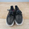 Sperry Top Sider Black And Gold Boat Shoes Sz 9 Women 9778564