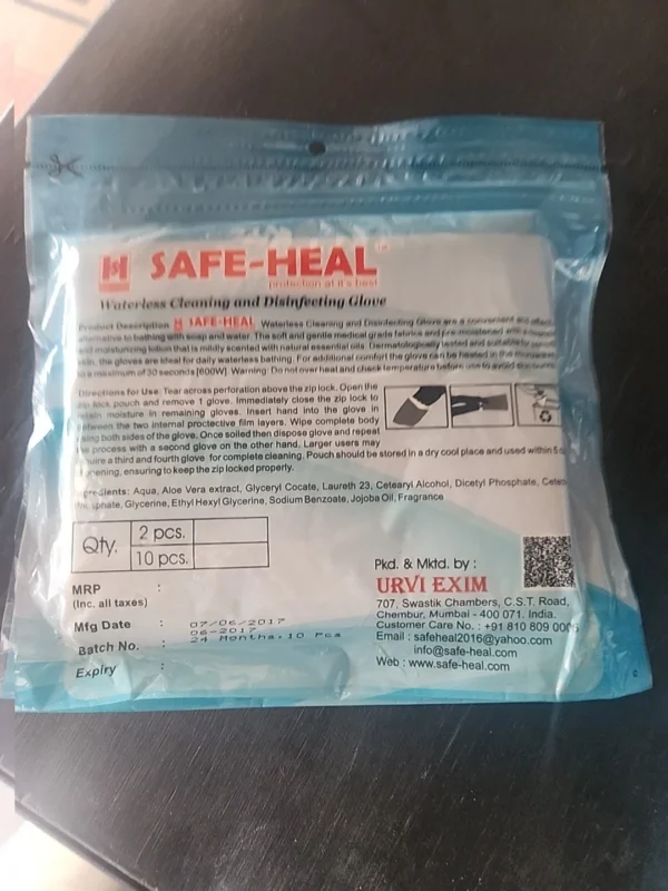 4SAFE- HEAL Waterless Cleaning And Disinfecting Glove Protection At It's Best