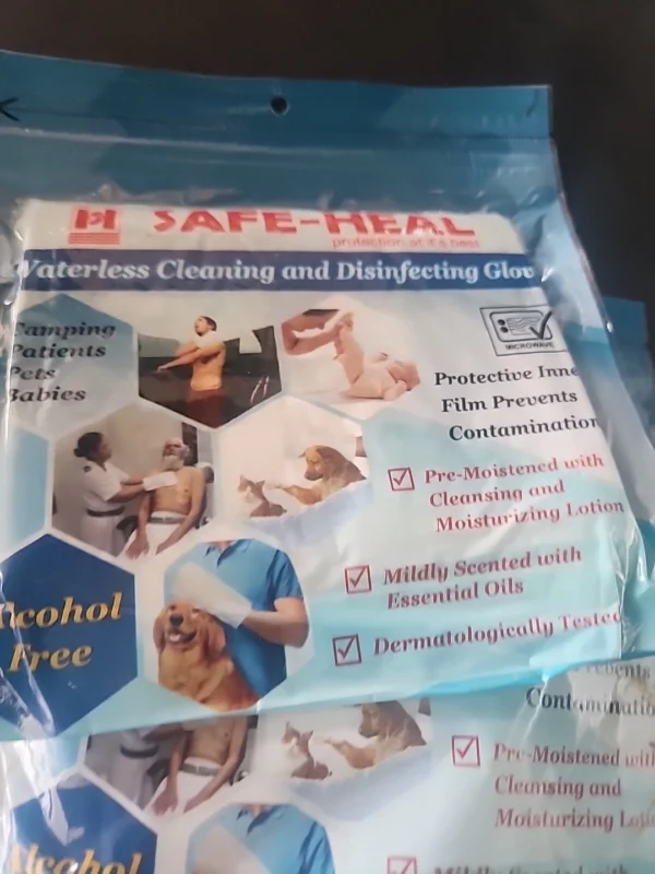 4SAFE- HEAL Waterless Cleaning And Disinfecting Glove Protection At It's Best