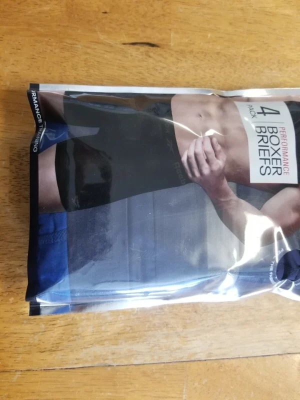 Reebok Performance MEDIUM Boxer Briefs 4 Pack