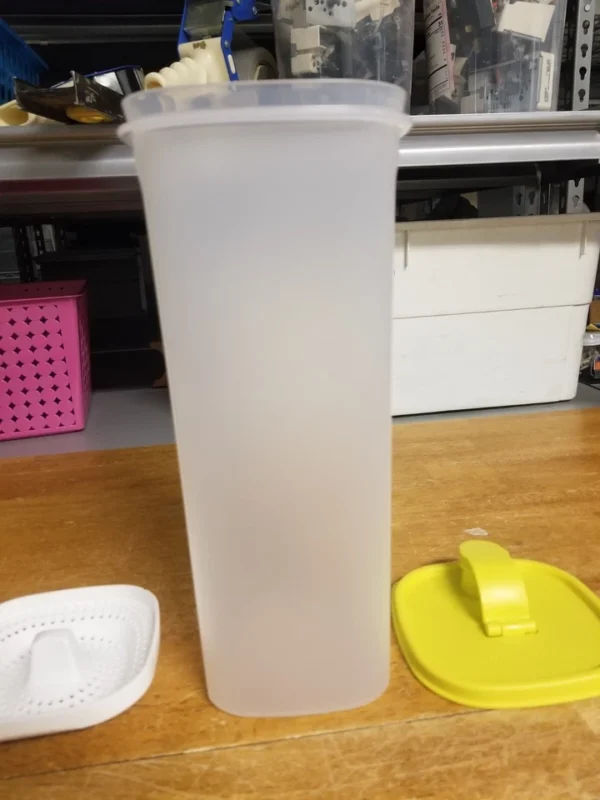 Tupperware Slim Line 2Qt Pitcher Yellow (Money Back Guarantee)