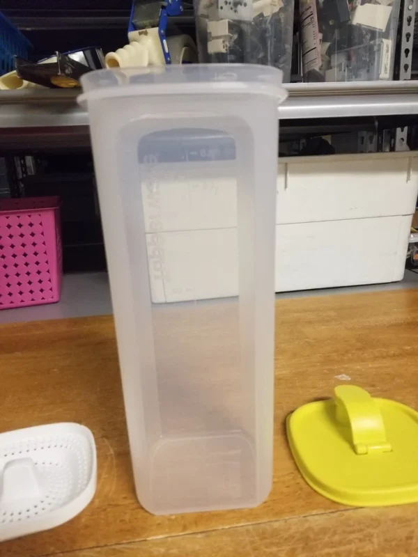 Tupperware Slim Line 2Qt Pitcher Yellow (Money Back Guarantee)