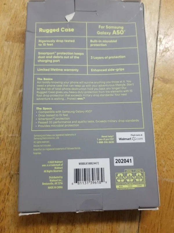 Samsung Galaxy A50 Rugged Phone Case (Money Back Guarantee)