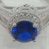 925 Sterling Silver Ring Sz 8 (Money Back Guarantee)